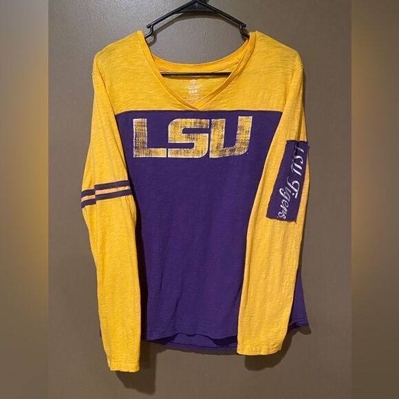 LSU Colosseum Long Sleeve LSU tiger Shirt Size XXL - Picture 2 of 8